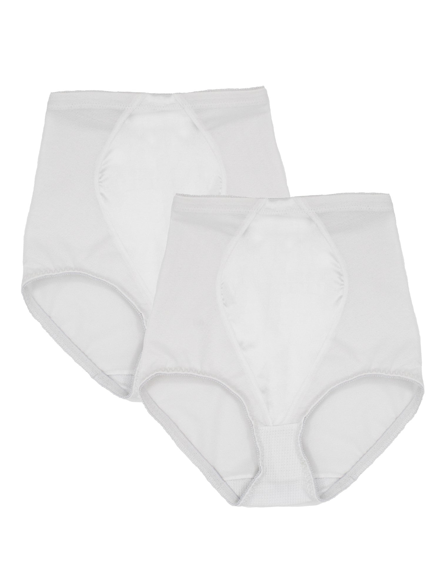 two white tummy control top panties shapewear