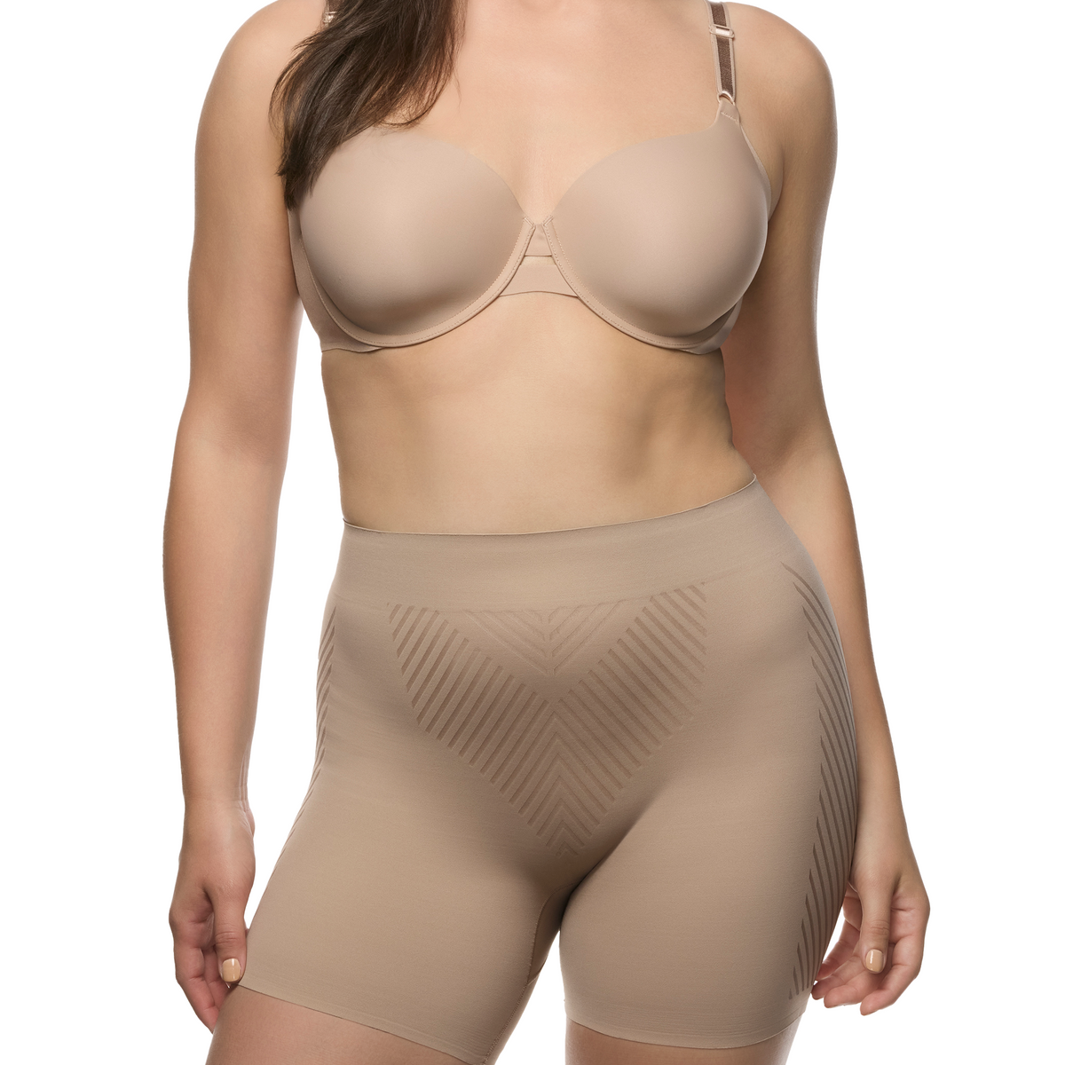 【KIN】SOUTIEN COLLOR DOWN CT Striped Modern Button-up Shirt With Contrast Collar For