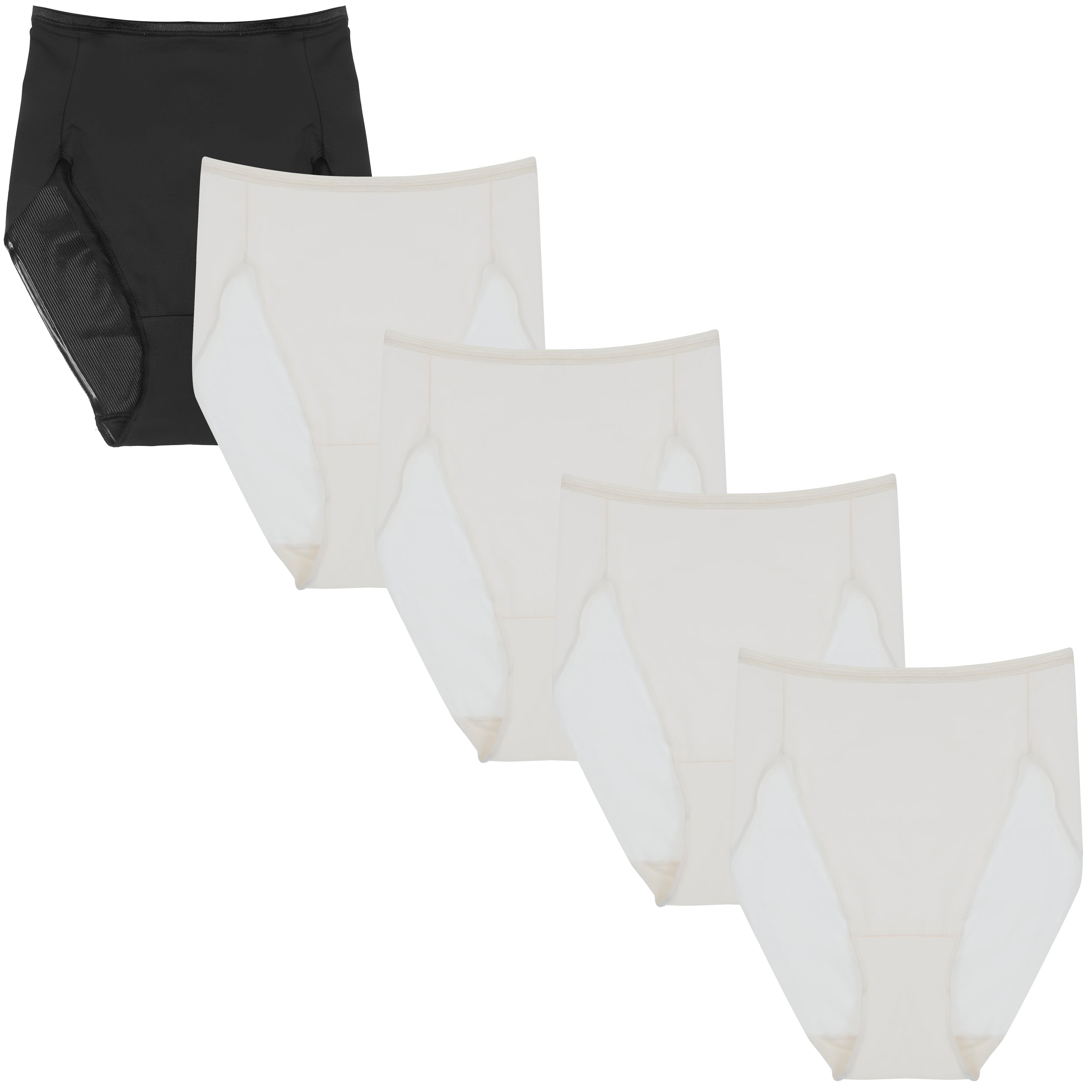 5-Pack Microfiber High-Cut Brief - Cupid Intimates
