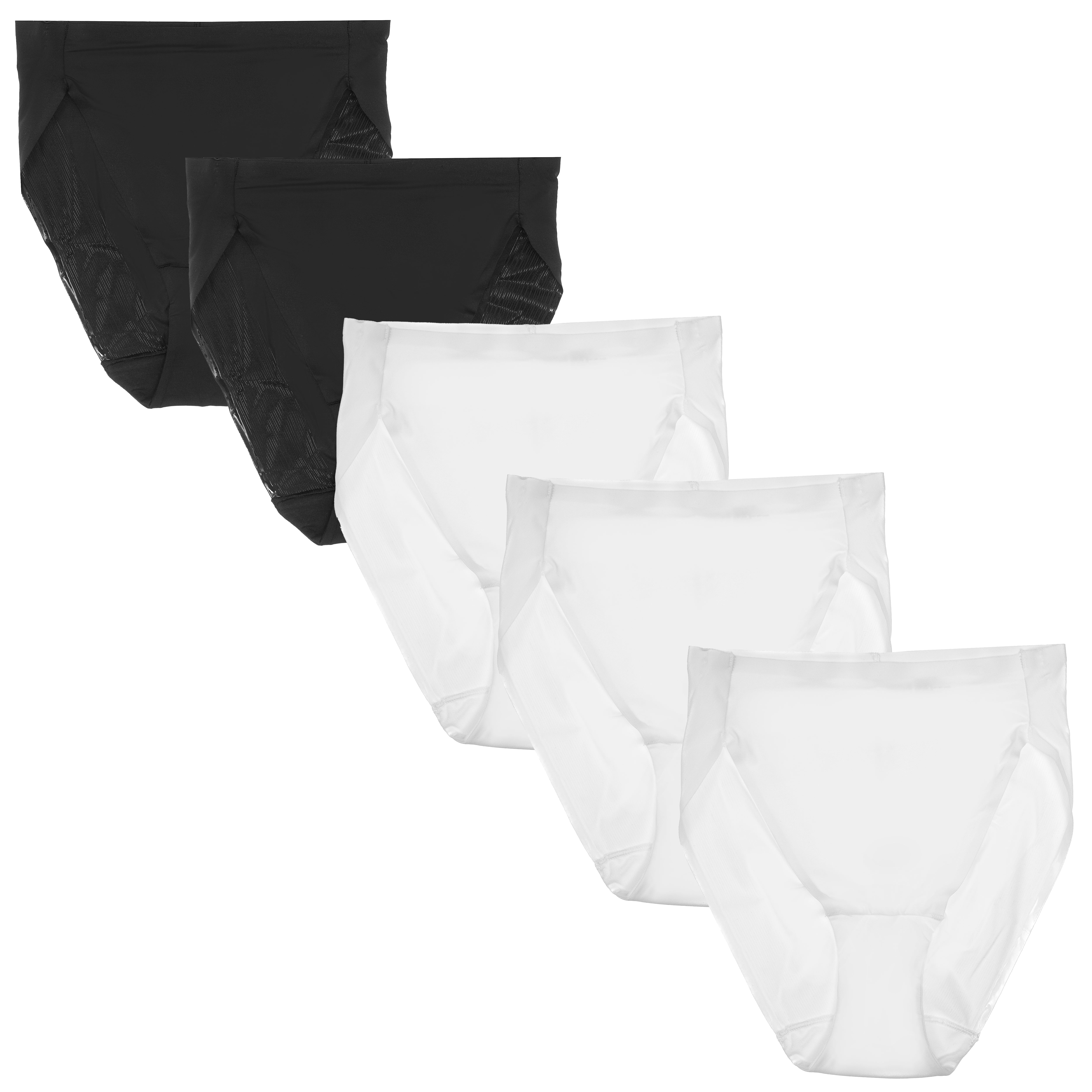 5-Pack Clean Finish Microfiber High-Cut Brief - Cupid Intimates