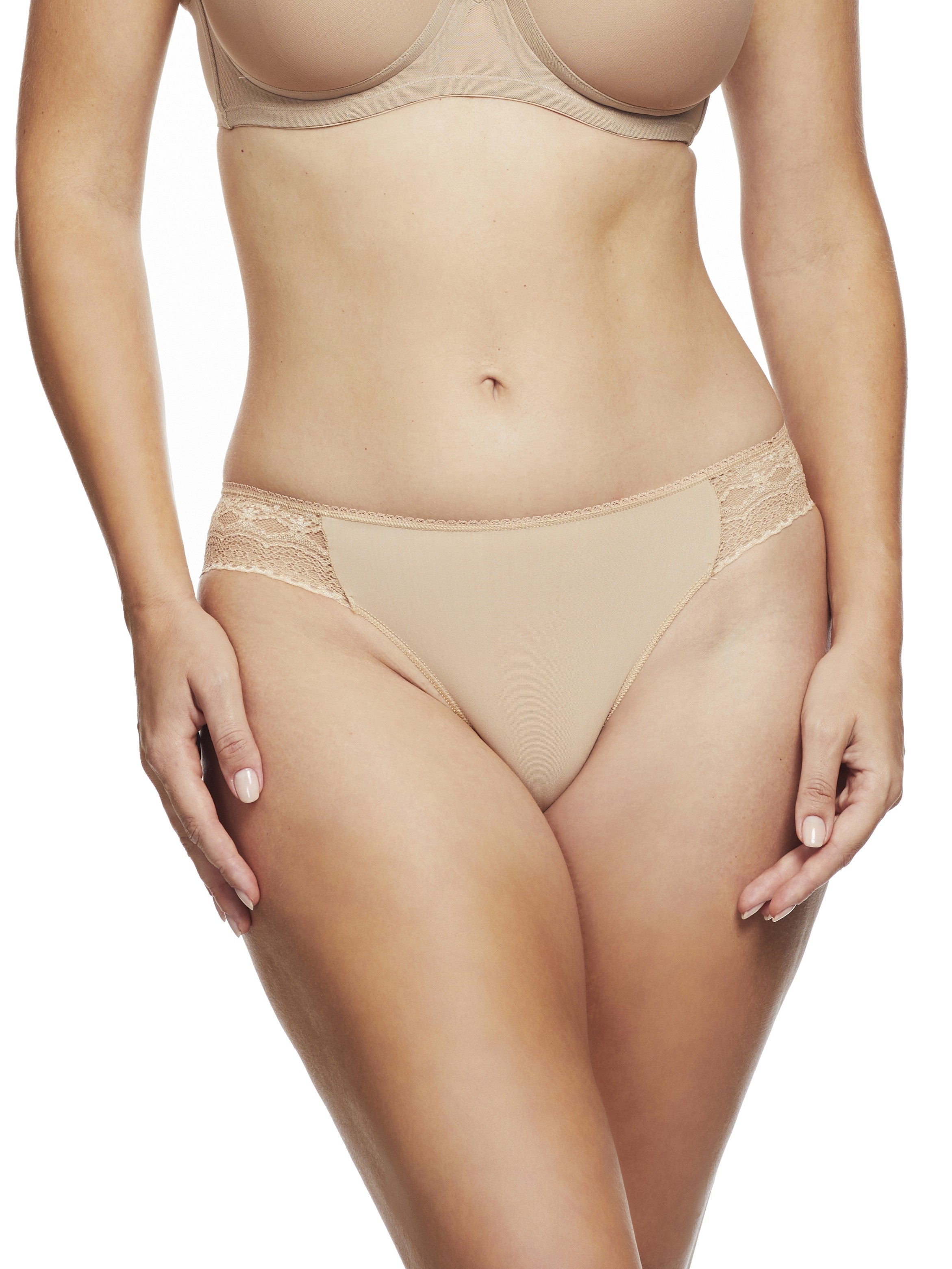 Lace Trim Bikini - Cupid Intimates