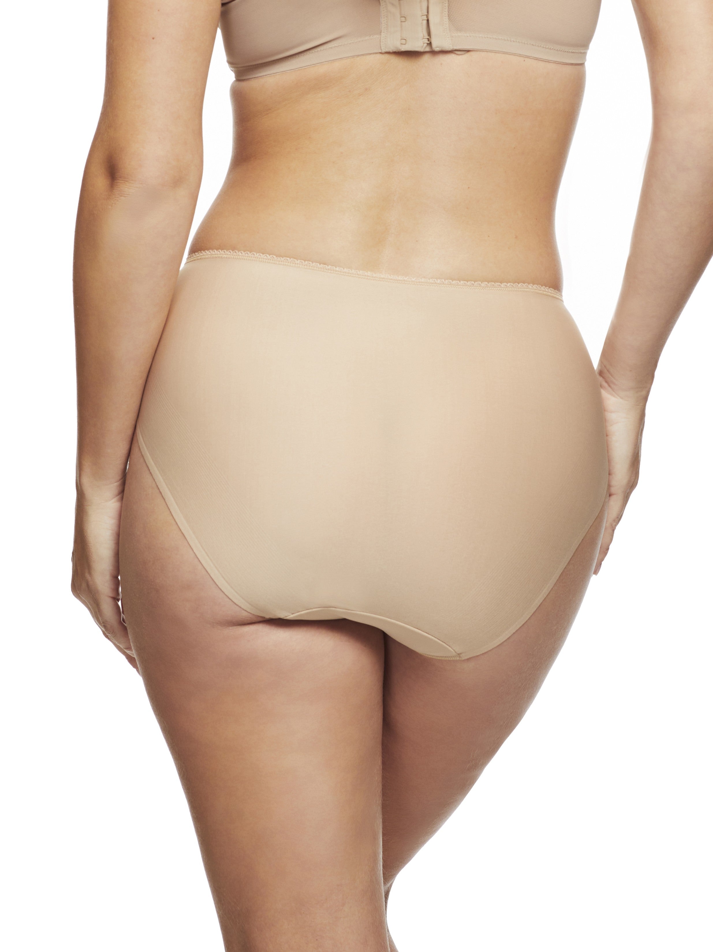 Lace Trim High-Cut Brief - Cupid Intimates