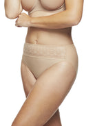 Lace Trim High-Cut Brief - Cupid Intimates