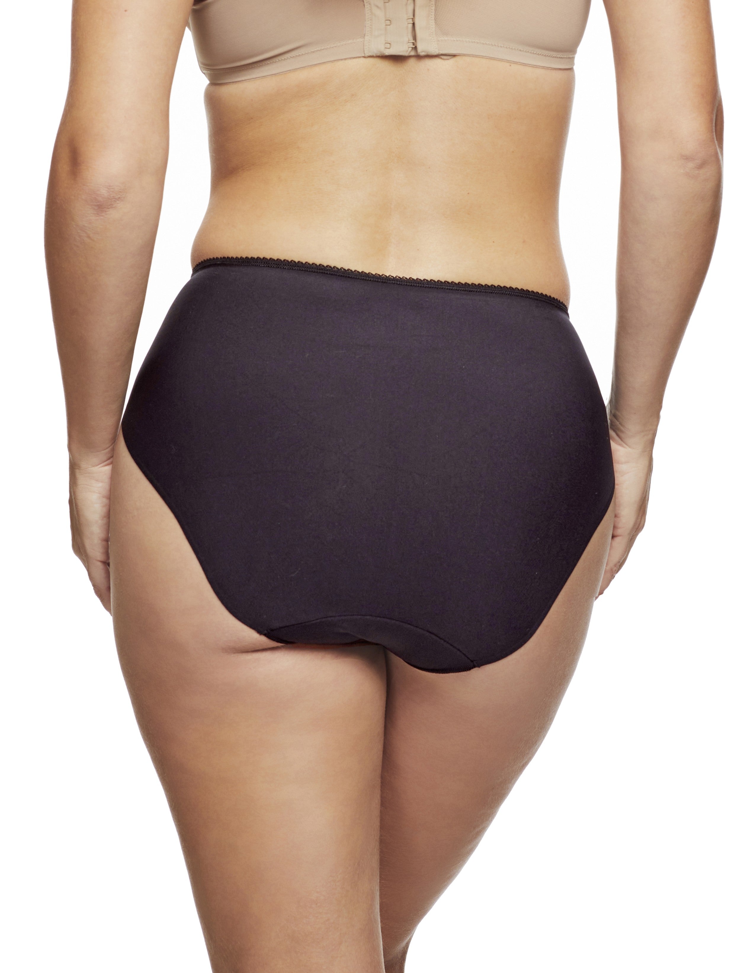 Lace Trim High-Cut Brief - Cupid Intimates