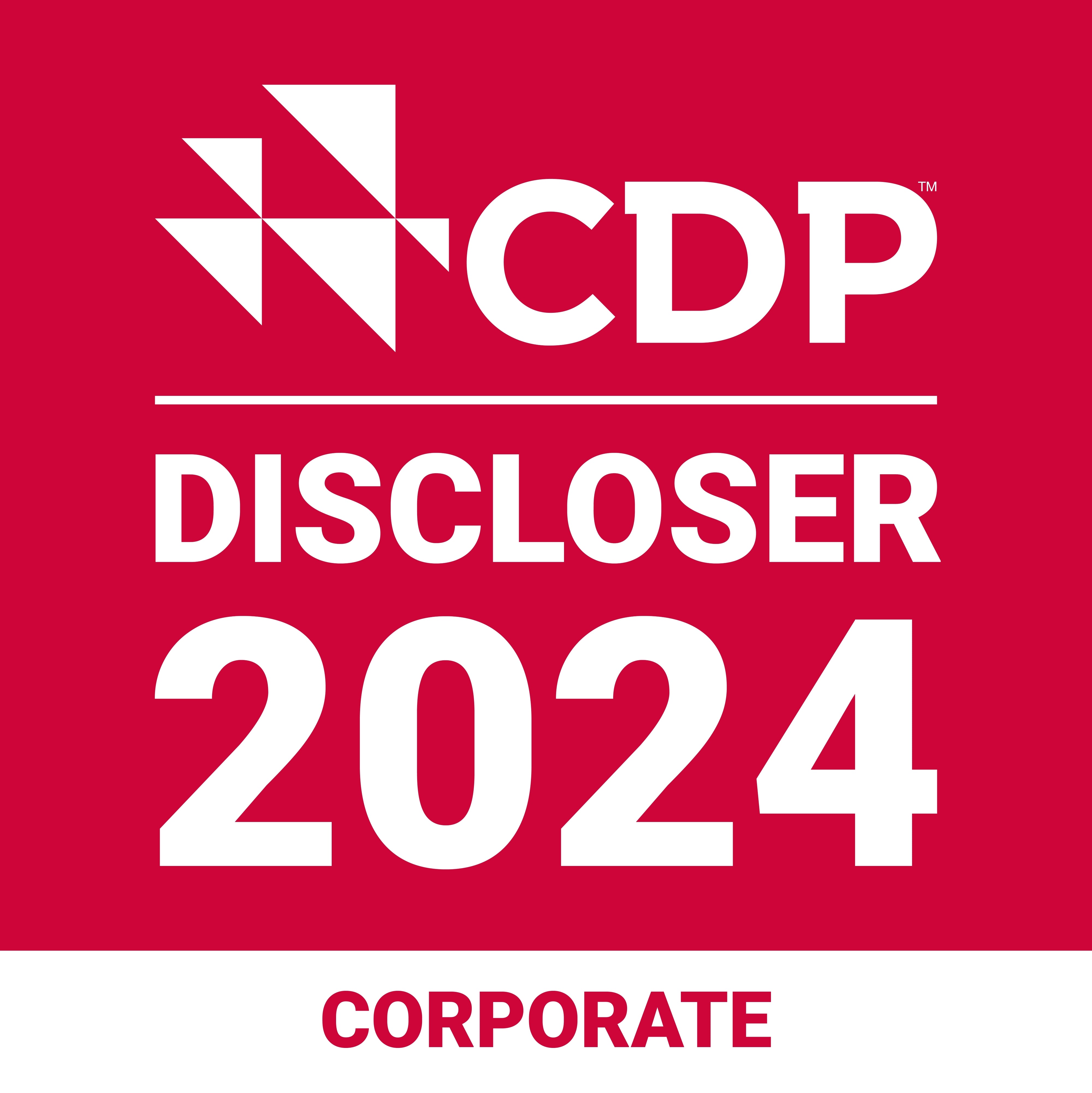 2024 CDP Discloser Badge