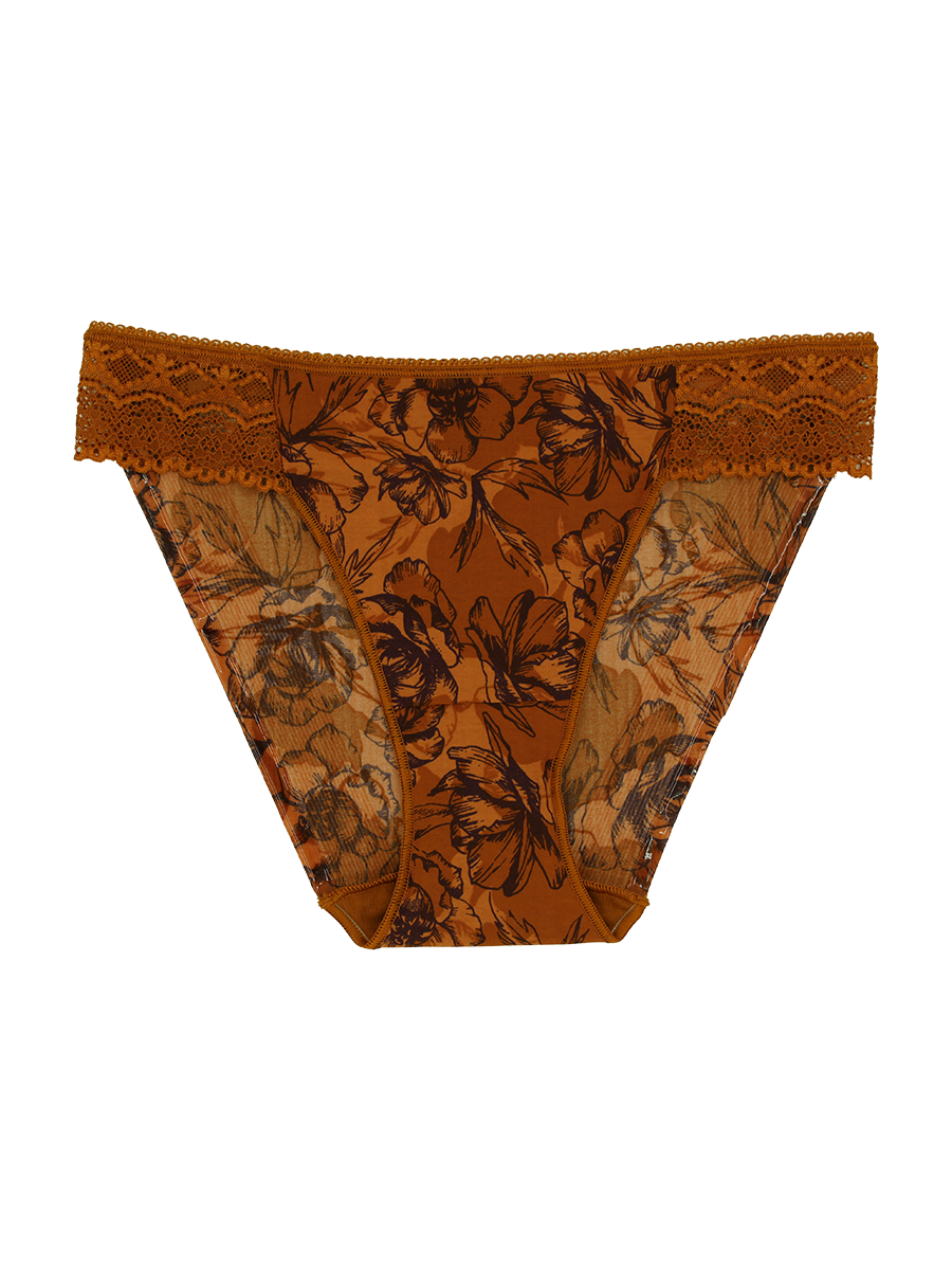 Lace Trim Bikini - Cupid Intimates