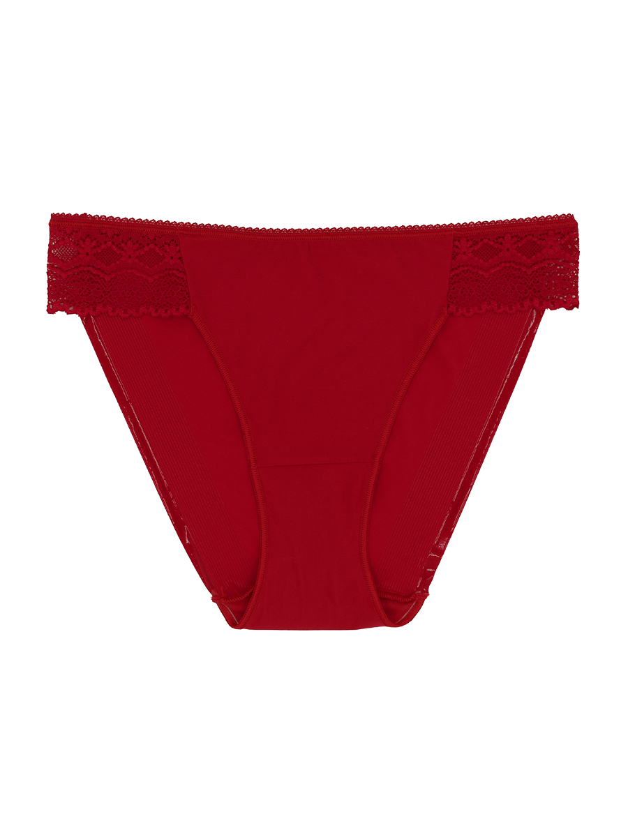 Lace Trim Bikini - Cupid Intimates