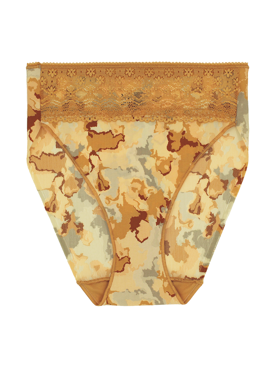 Lace Trim High-Cut Brief - Cupid Intimates