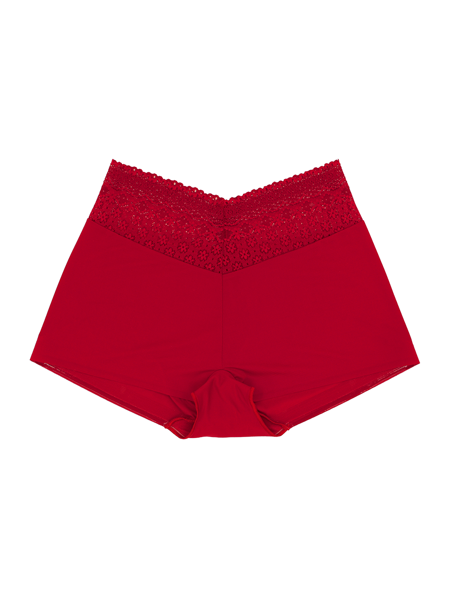 Lace Trim Boyshort - Cupid Intimates