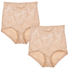 two beige shaping briefs