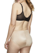 a woman wearing nude tummy control underwear