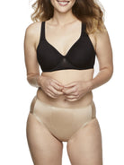 a woman wearing nude tummy control underwear