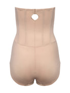 a nude strapless tummy control body shaper shapewear