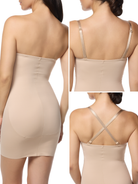 different strap options for the luxe shaping strapless bodysuit slip