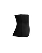 a black waist cincher waist trainer