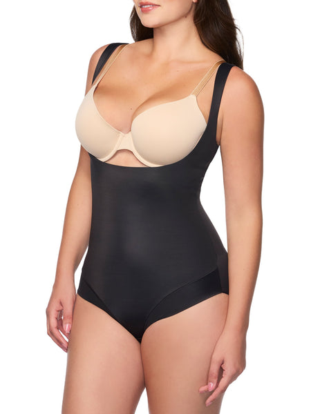 SHAPERX Shapewear bodysuit voor dames, figuurvormende bodysuit, sterk vormend, sienna tanga, XXS-XS SHAPERX Shapewear bodysuit voor dames, figuurvormende bodysuit, sterk vormend, sienna tanga, XXS-XS