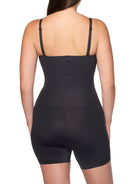 woman wearing a black bodysuit