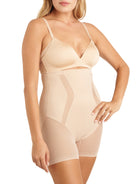 a woman wearing a nude tummy control shapewear short