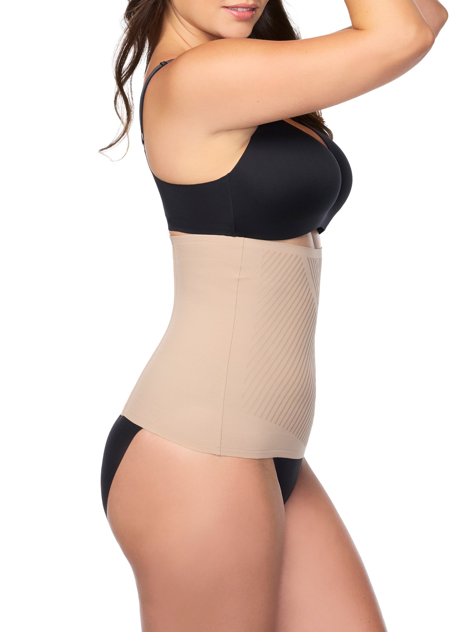 woman wearing a nude waist cincher