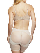 a woman wearing a nude butt lift tummy control shapewear short