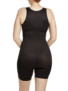 a woman wearing a nude open bust tummy control body shaper shapewear