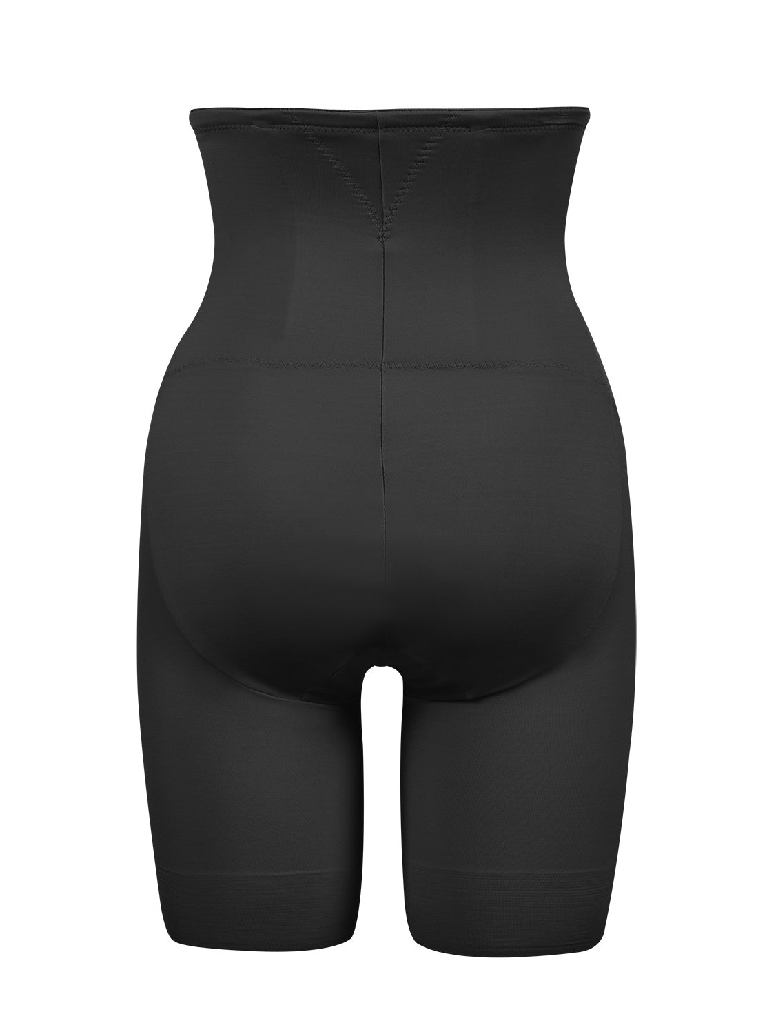 a black high waisted thigh slimmer