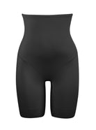 a black high waisted thigh slimmer