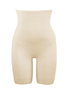 a nude tummy control high waisted thigh slimmer