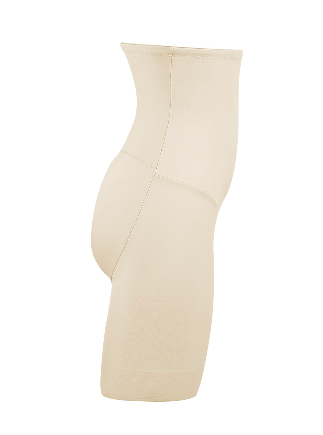 a nude tummy control high waisted thigh slimmer