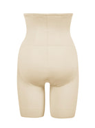 a beige shaping short