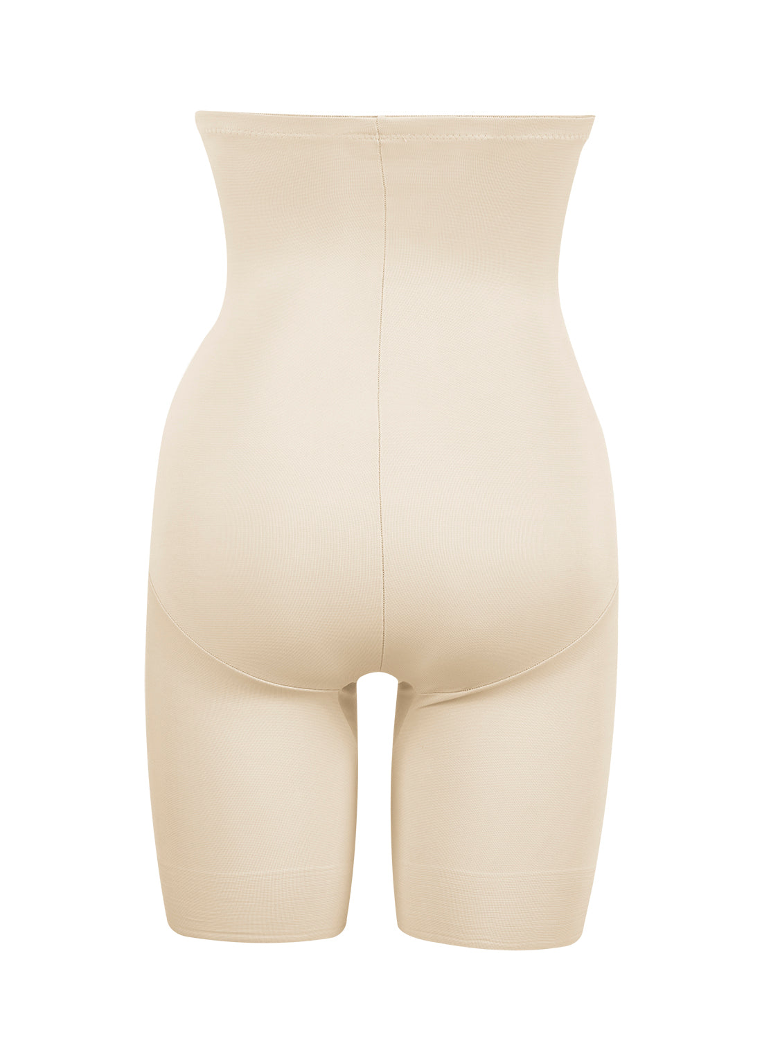 a beige shaping short