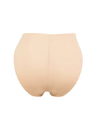 a nude high-cut brief panty