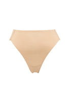 a nude high-cut brief panty