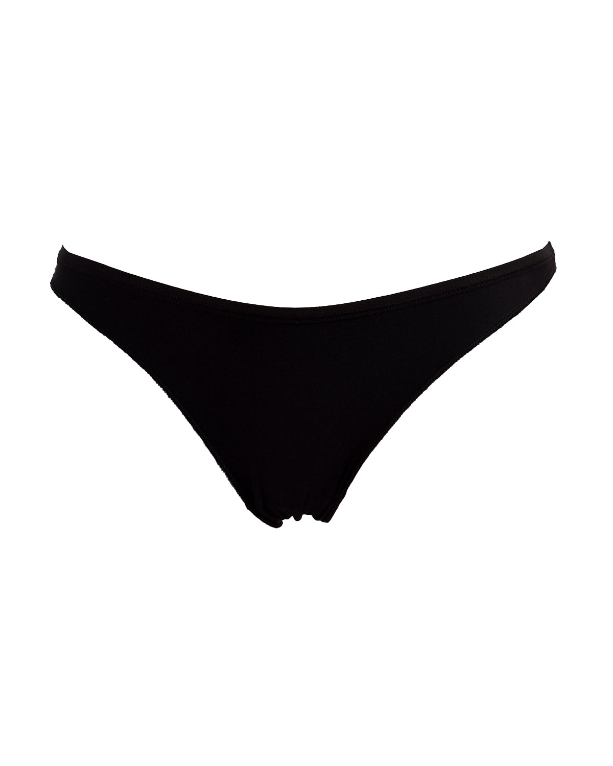 a floating image of a black bikini panty