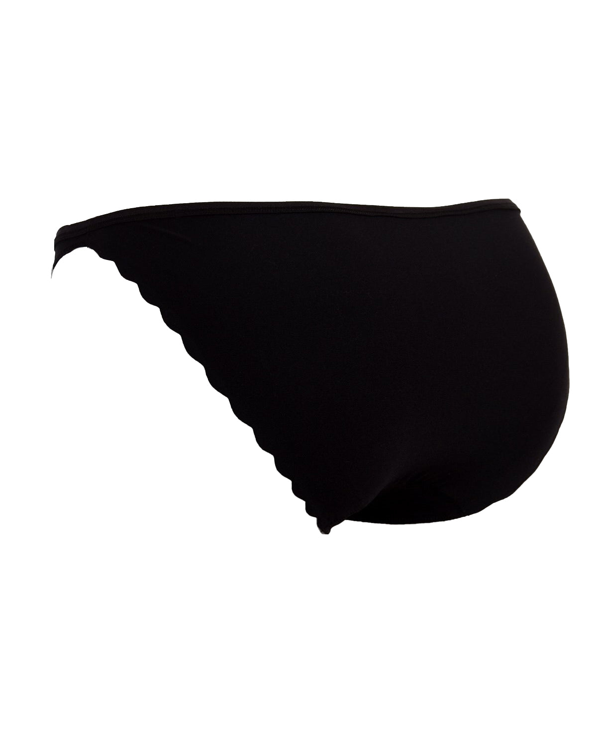 a floating image of a black bikini panty