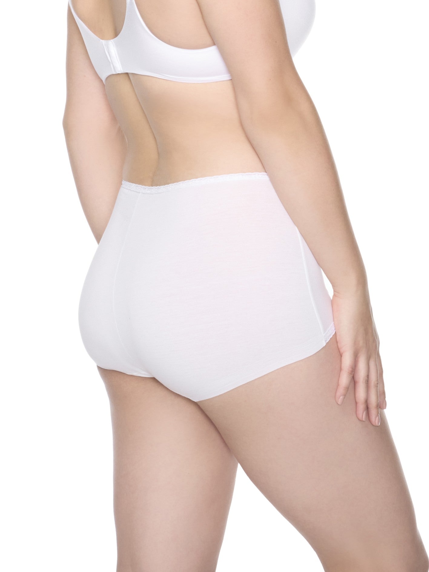 Naomi & Nicole® Lace Trim Cotton Boyshort Panty – Cupid Intimates