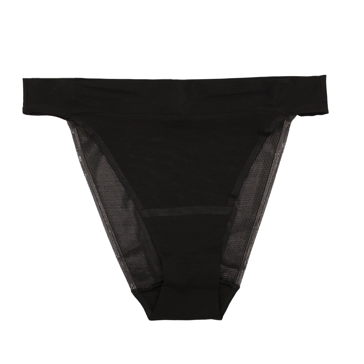 a black sheer tanga panty